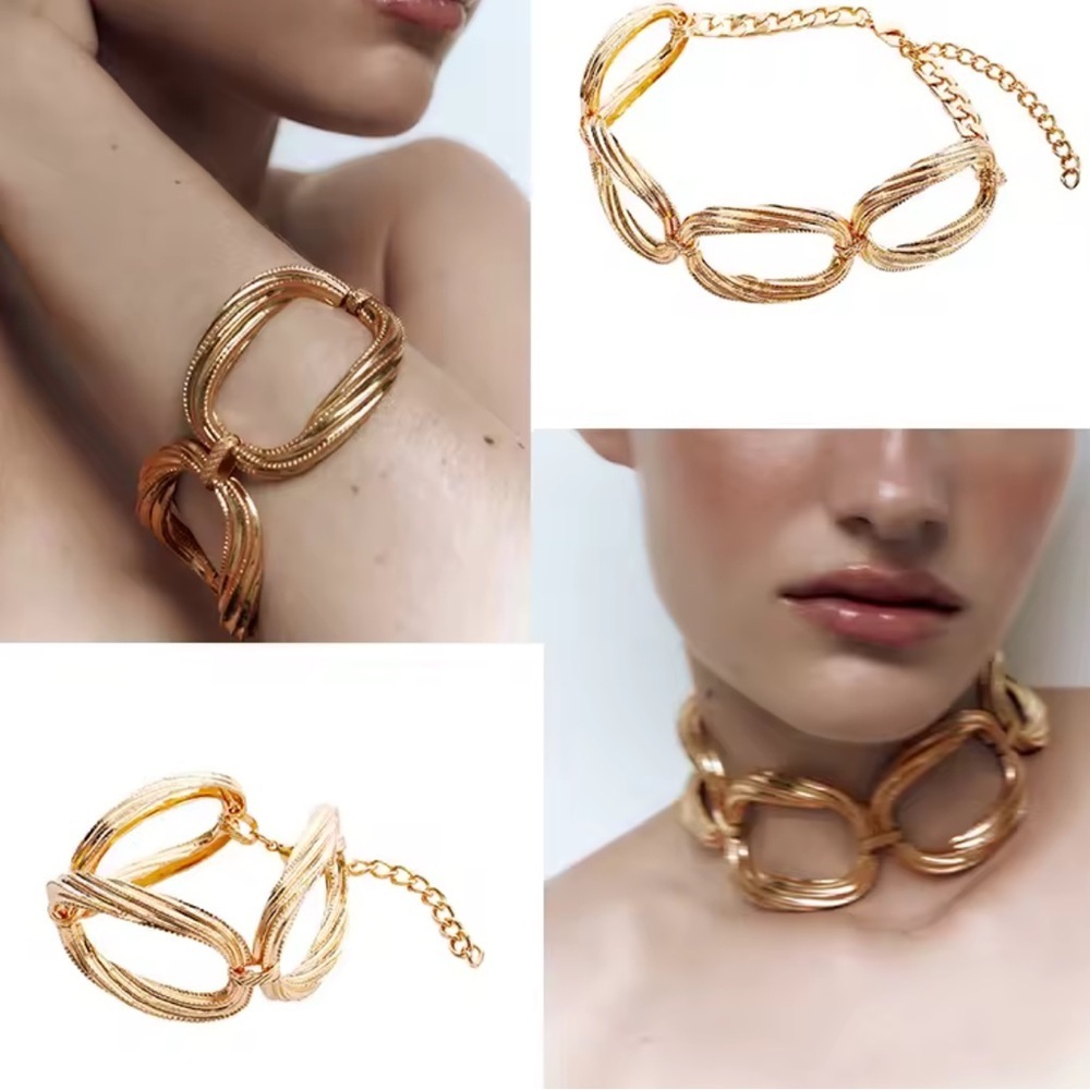 New! Zara Gold Chain necklaces